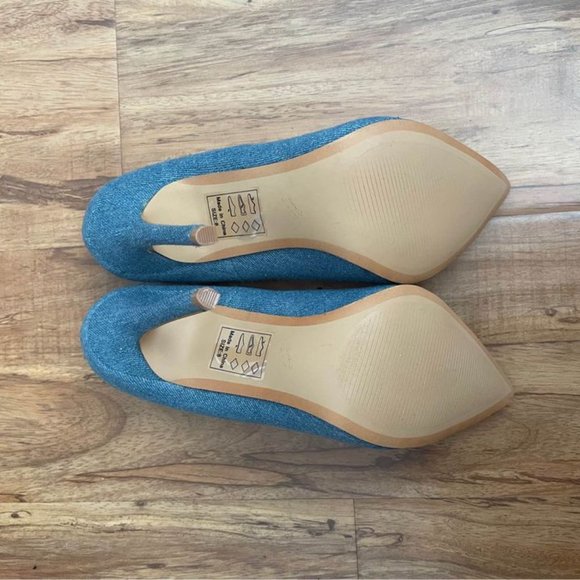 Shoe Republic LA • Denim Pumps - Picture 2 of 3